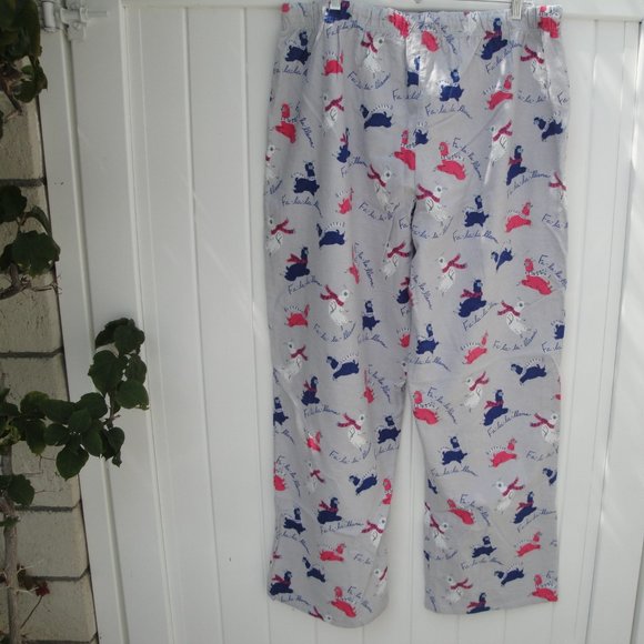 Munki Munki Women's Bottoms XXL Llama Print Flannel Pajama - Picture 3 of 4
